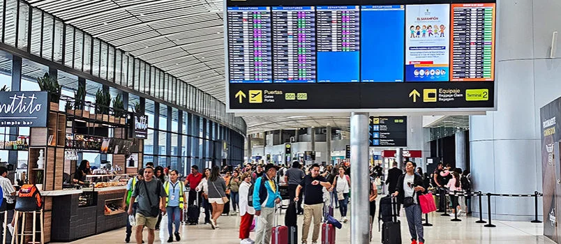 Tráfico aéreo de Latinoamérica y el Caribe creció en mayo Terminal 2 del Aeropuerto Internacional de Tocumen en Ciudad de Panamá.