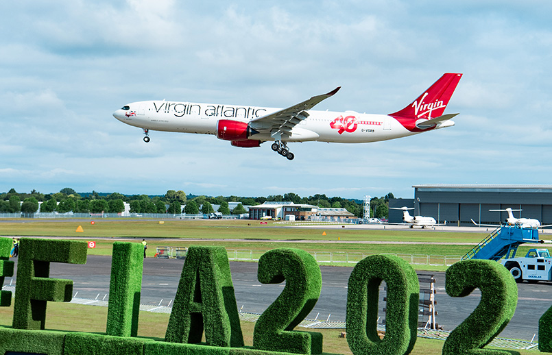 "Ruby Rebel", el Airbus A330neo más reciente en la flota de Virgin Atlantic.