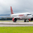 Airbus A320neo de Avianca en rodaje en el Aeropuerto El Dorado de Bogotá.