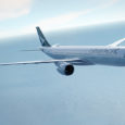 Render de un Airbus A330neo de Cathay Pacific.