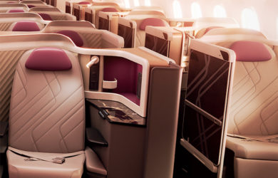 Diseño de la nueva cabina de los Boeing 787 de LATAM Airlines para "Premium Business".