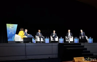 Panel de CEOs durante el ALTA Leaders Forum 2024.