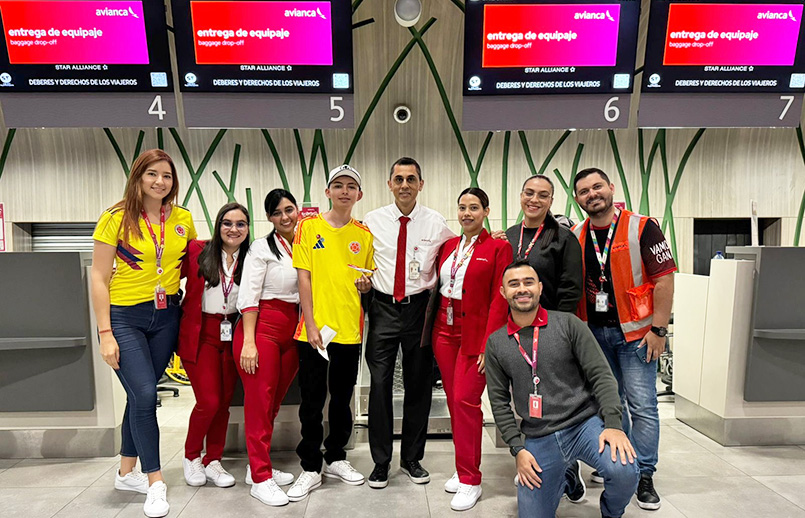 Avianca transporta a niños de la fundación Make a Wish desde Pereira a Barranquilla.