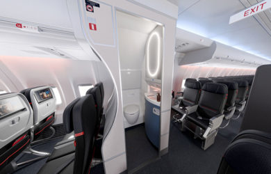 Nuevos interiores de cabina de Delta Air Lines.