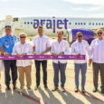 Inauguración del nuevo centro de conexiones de Arajet en el Aeropuerto Internacional de Punta Cana.