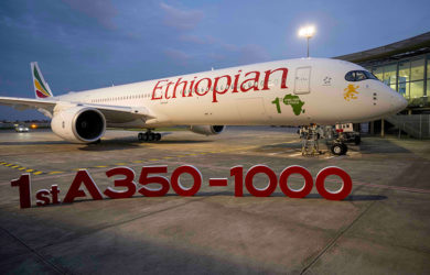 Primer Airbus A350-1000 para Ethiopian Airlines.