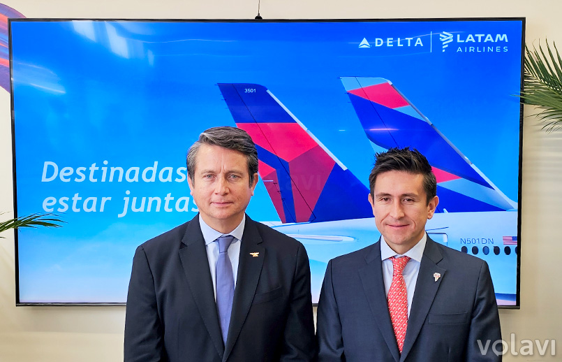 Celebración del 2° aniversario del Joint Venture entre Delta y LATAM Airlines.