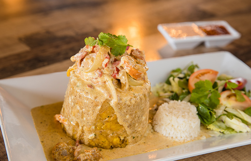 Mofongo, uno de los platos típicos de Puerto Rico.