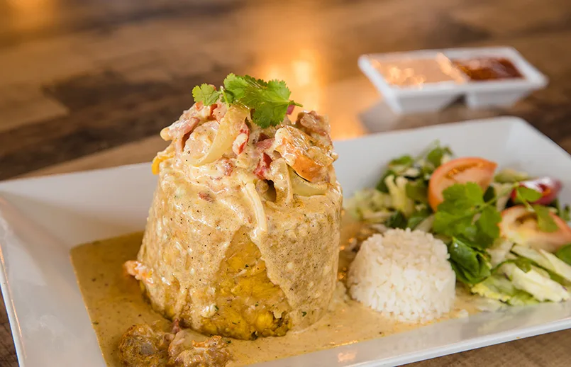 Mofongo, uno de los platos típicos de Puerto Rico.