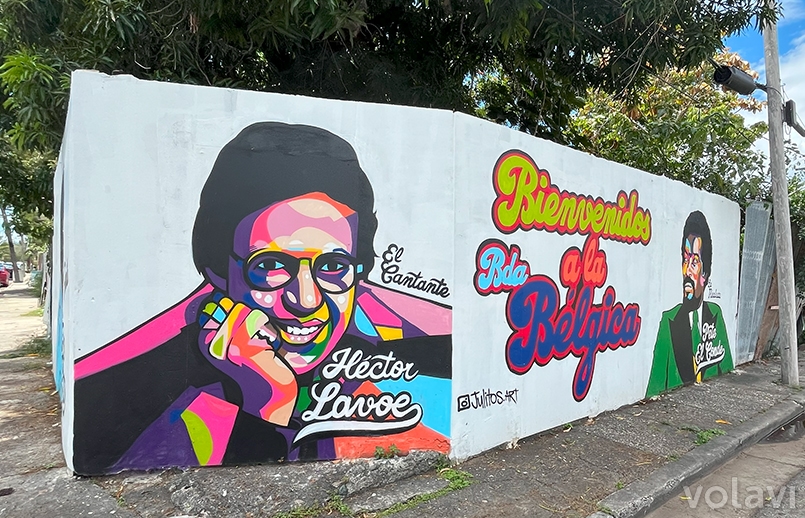 Mural homenaje a Hector Lavoe y Pete “El Conde” Rodríguez en el barrio Bélgica en Ponce. Mural homenaje a Hector Lavoe y Pete “El Conde” Rodríguez en el barrio Bélgica en Ponce.