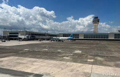Plataforma del Aeropuerto Internacional Luis Muñoz Marín de San Juan, Puerto Rico.