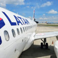 Airbus A320 de LATAM Colombia (CC-BAS), llegando de Barranquilla a Bogotá.