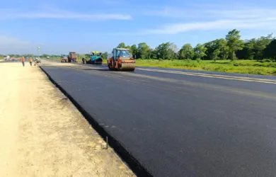 Obras en pista del Aeropuerto Golfo de Morrosquillo de Tolú.
