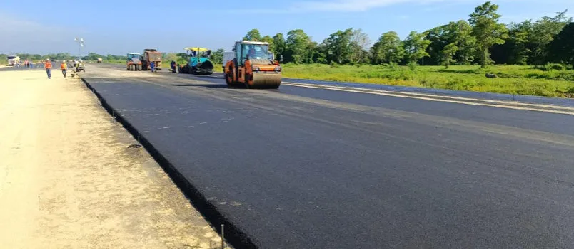 Obras en pista del Aeropuerto Golfo de Morrosquillo de Tolú.