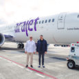 Entrega del nuevo Boeing 737 MAX 8 de Arajet "Loma Quita Espuela".