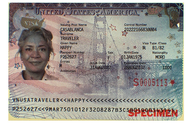 Nuevo diseño de las visas de Estados Unidos en Colombia.