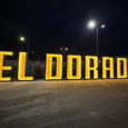 Emblemático aviso de "El Dorado" ya restaurado en la Terminal 2 del aeropuerto.