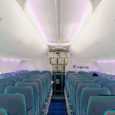 Nueva cabina de los Boeing 737 MAX 8 de Arajet.