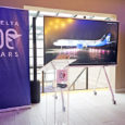 Celebración del centenario de Delta Air Lines en Colombia.