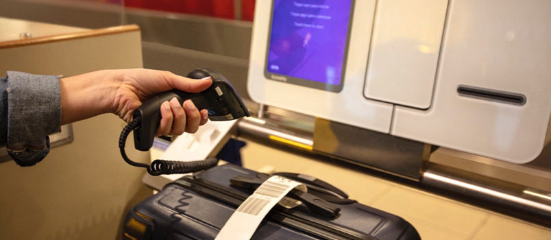 Autoservicio para el registro de equipaje de LATAM Airlines.