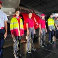 Nuevos uniformes de Avianca para el equipo de mantenimiento.