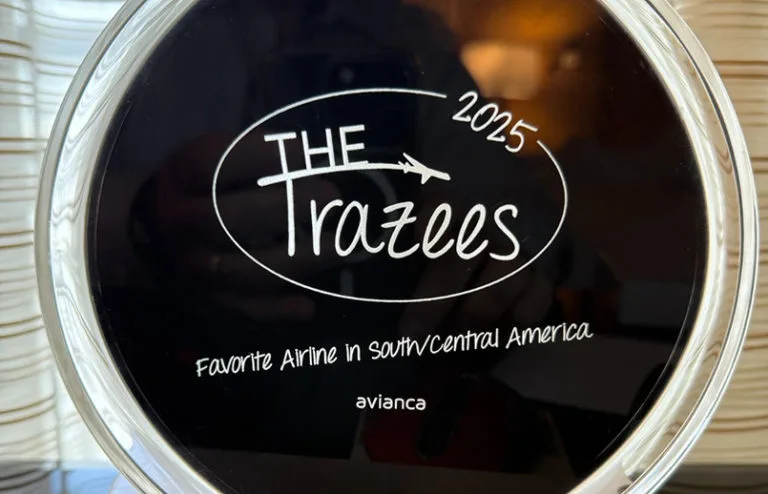Premio de Avianca como "Aerolínea Favorita de Sur y Centroamérica" por parte de "The Trazees 2025".
