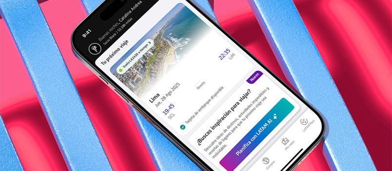 Agente virtual de LATAM Airlines que ayuda en la planificación de viajes con inteligencia artificial.