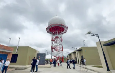 Nuevo radar 3D en el Aeropuerto Antonio Roldán Betancourt de Carepa, Antioquia.