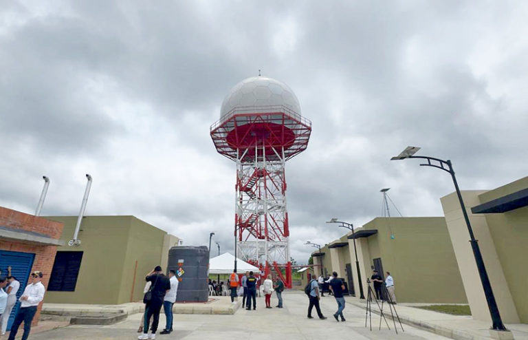 Nuevo radar 3D en el Aeropuerto Antonio Roldán Betancourt de Carepa, Antioquia.