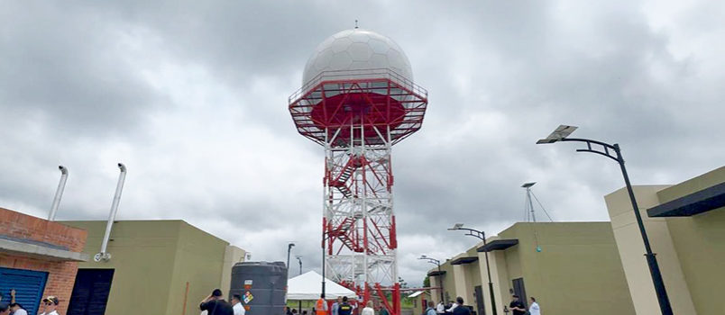 Nuevo radar 3D en el Aeropuerto Antonio Roldán Betancourt de Carepa, Antioquia.