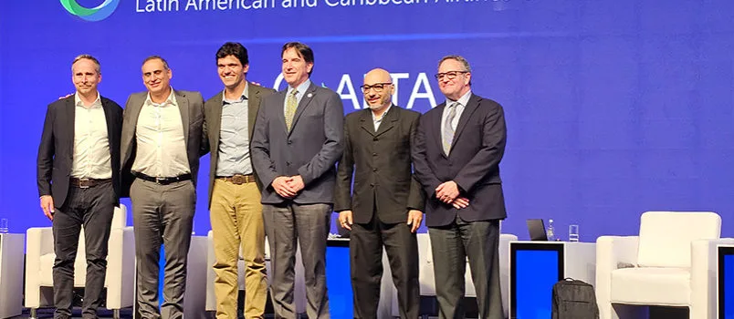 CEO's de las principales aerolíneas de carga de Latinoamérica en el ALTA Leaders Forum 2025.