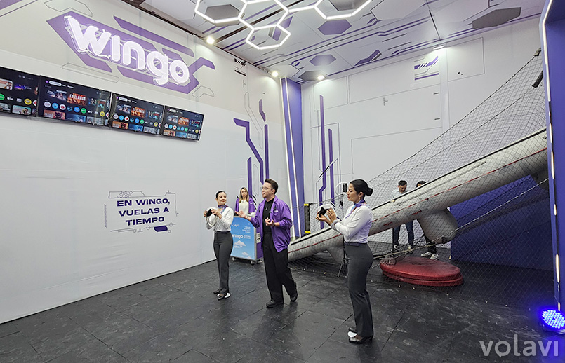 Nuevo centro de entrenamiento con realidad virtual de Wingo en Bogotá.