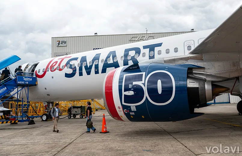 Avión No. 50 de JetSmart - Airbus A321neo de matrícula CC-DIY. 