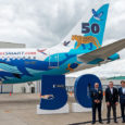 Presentación en Colombia del avión No. 50 de JetSmart. Airbus A321neo CC-DIY.