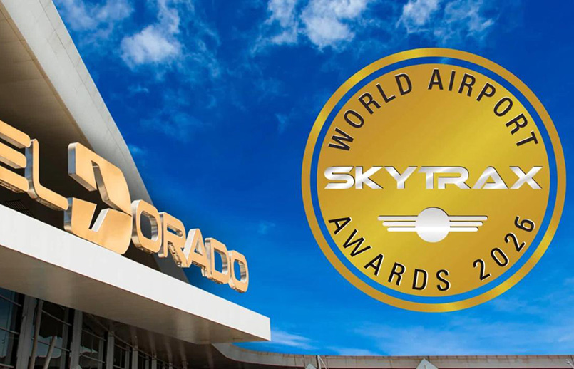 Reconocimiento al Aeropuerto El Dorado por parte de Skytrax 2026.