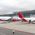 Aviones de Avianca (parte de Grupo Abra), en el Aeropuerto El Dorado de Bogotá.