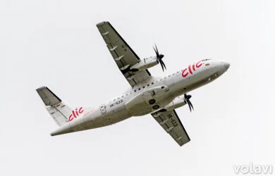ATR 42 de Clic Air (HK-5331), despegando del Aeropuerto El Dorado de Bogotá.