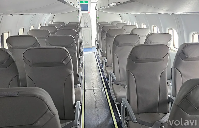 Cabina del nuevo ATR 72-600 (HK-5485) de Satena.