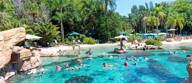 Orlando se reinventa: nuevas experiencias más allá de los parques temáticos Zona de arrecife en Discovery Cove, en Orlando (Florida).