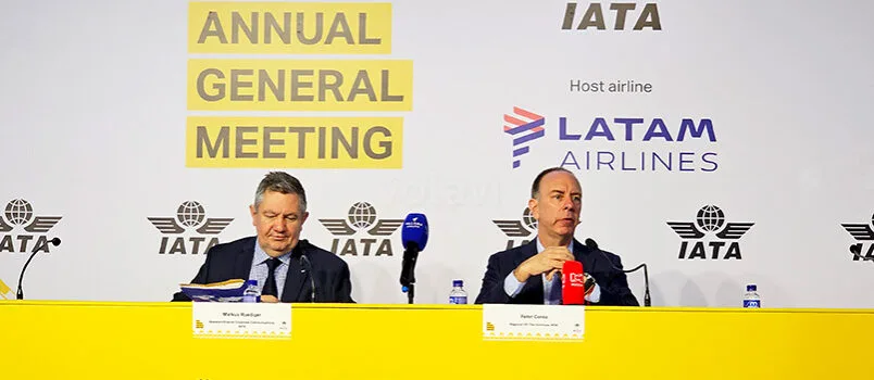 Peter Cerdá analiza panorama de la aviación en América en AGM 2026 de IATA Intervención de Peter Cerdá sobre América durante AGM 2026 en Río de Janeiro.
