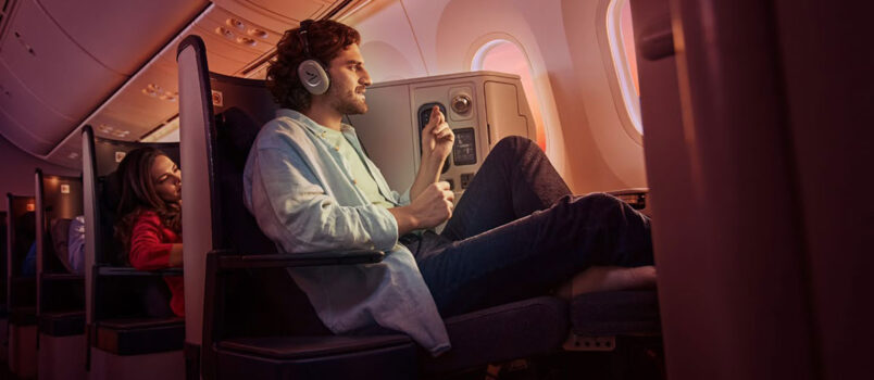 Avianca estrena "Insignia" en la ruta Bogotá–Nueva York: estos serán los beneficios para los viajeros Cabina de clase ejecutiva "Insignia" de Avianca en un Boeing 787.