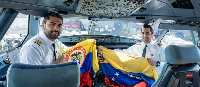 Transporte de ayuda humanitaria a Venezuela por parte de Grupo Abra.
