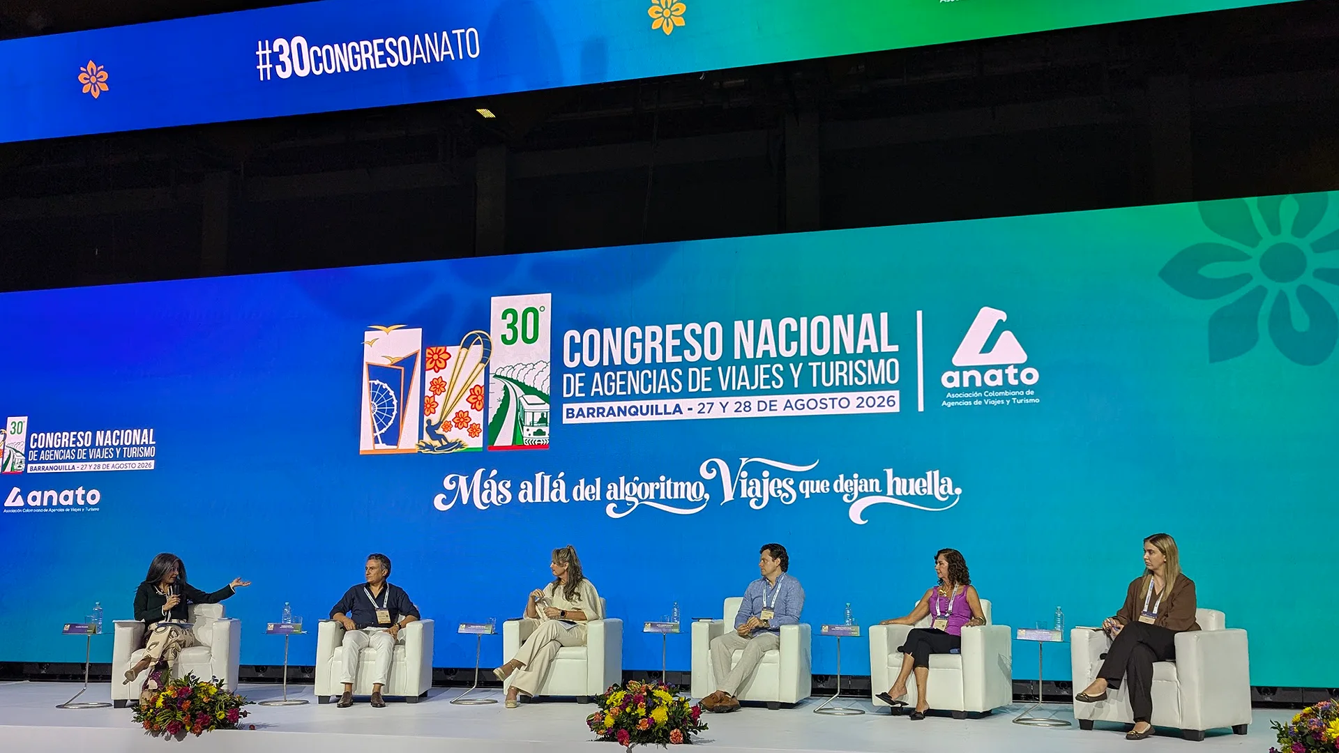 Panel del Consejo de Turismo en el 30º Congreso Nacional de Agencias de Viajes y Turismo de ANATO en Barranquilla