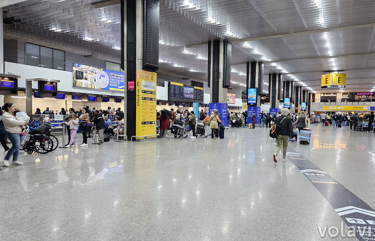 Terminal 2 del Aeropuerto Internacional de São Paulo-Guarulhos.