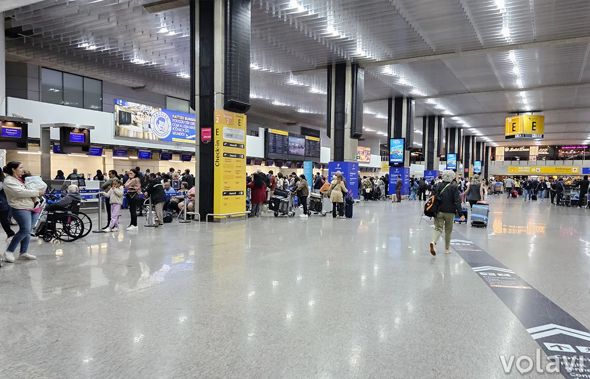 Terminal 2 del Aeropuerto Internacional de São Paulo-Guarulhos.