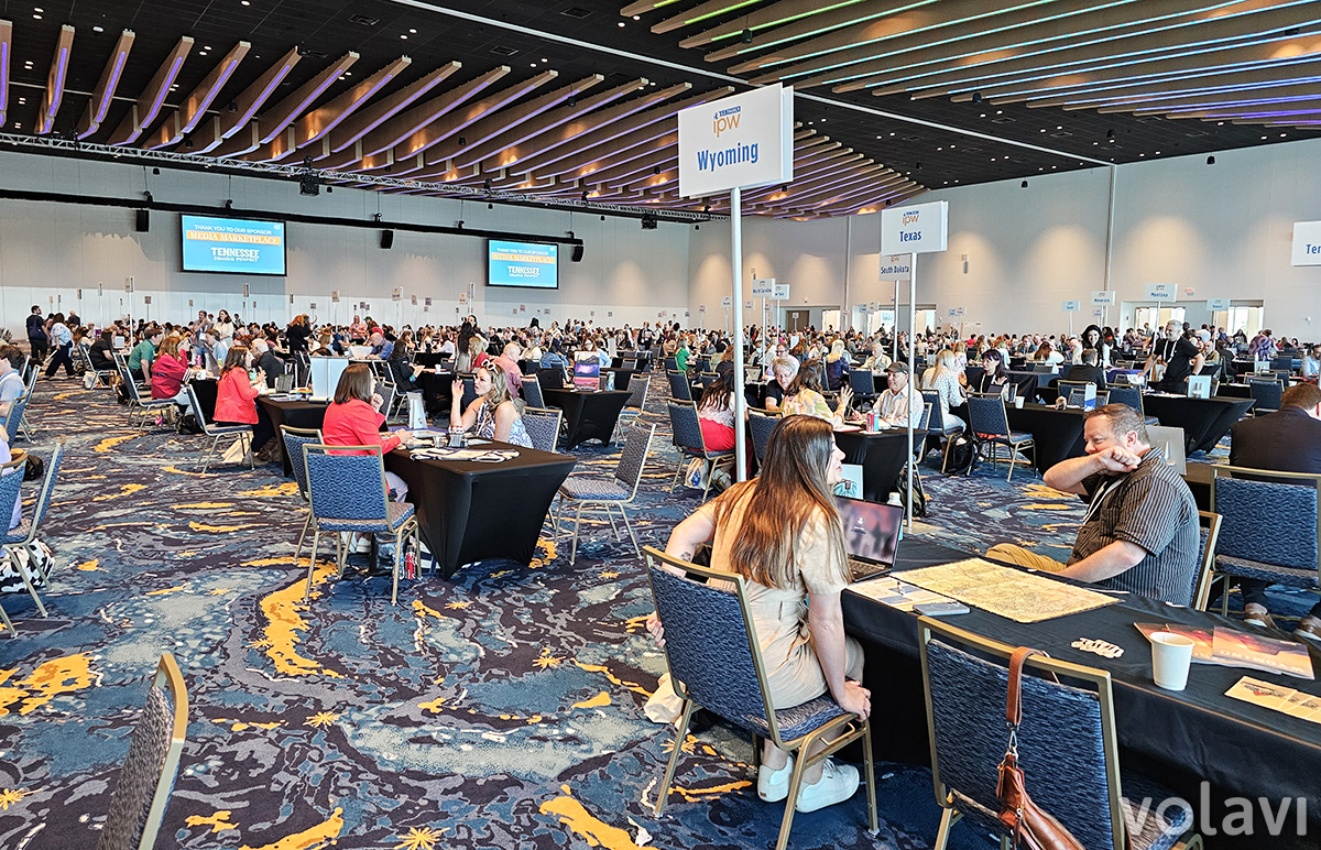 "Media Marketplace" de IPW 2026 en Fort Lauderdale. Aquí se concretan las citas programadas con destinos. "Media Marketplace" de IPW 2026 en Fort Lauderdale. Aquí se concretan las citas programadas con destinos.