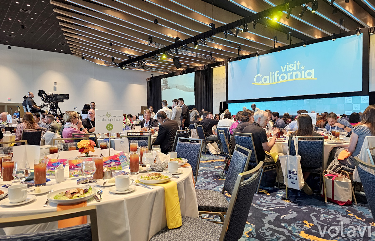 Almuerzo de Visit California en la segunda jornada de IPW 2026. Almuerzo de Visit California en la segunda jornada de IPW 2026.