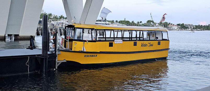 Water Taxi de Fort Lauderdale: cómo funciona y por qué vale la pena recorrer la "Venecia de América" Vista del Water Taxi desde el Puerto de Fort Lauderdale.