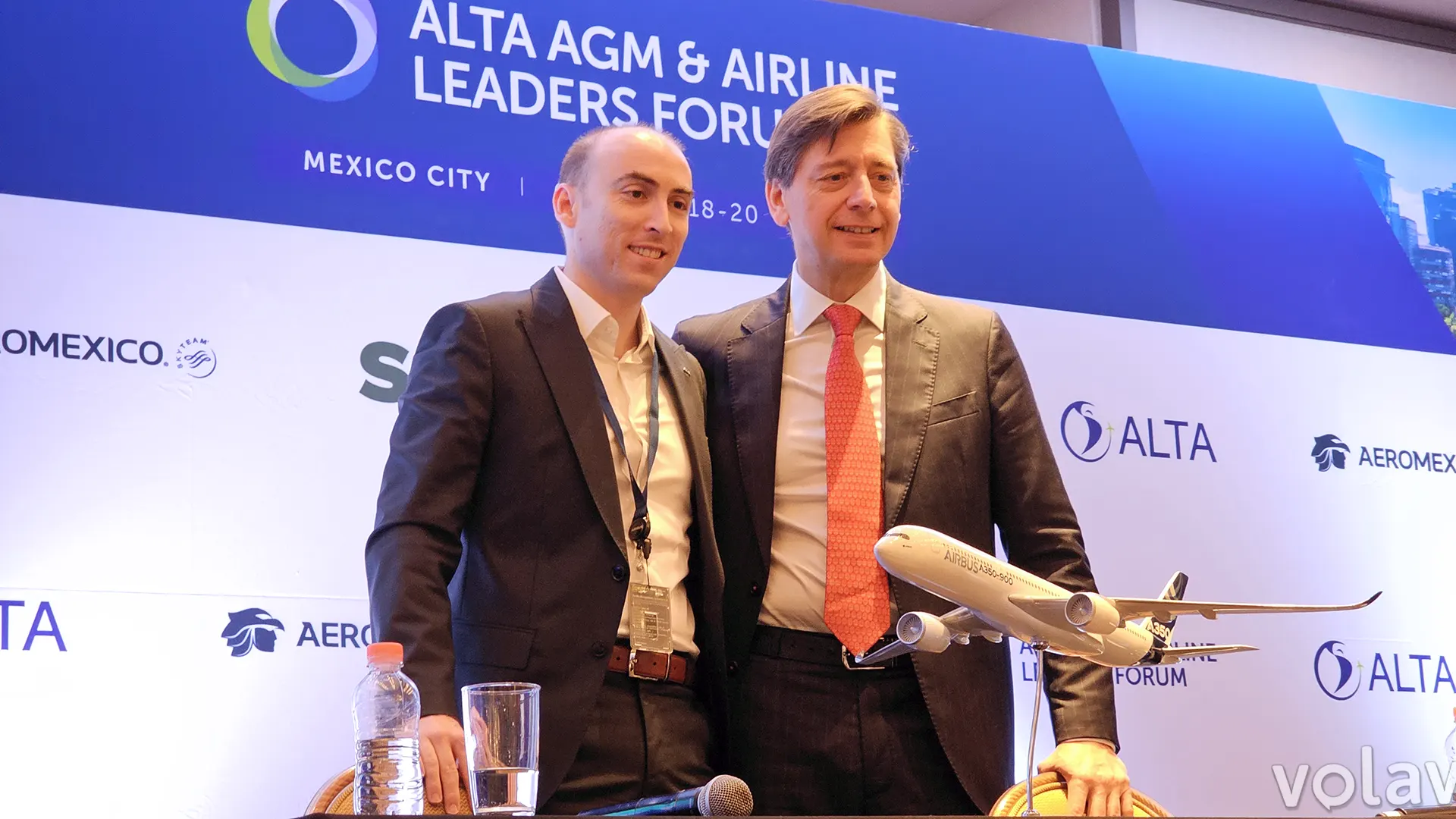 Presentación de las previsiones de Airbus durante el ALTA Leaders Forum 2026 en Ciudad de México. Presentación de las previsiones de Airbus durante el ALTA Leaders Forum 2026 en Ciudad de México.