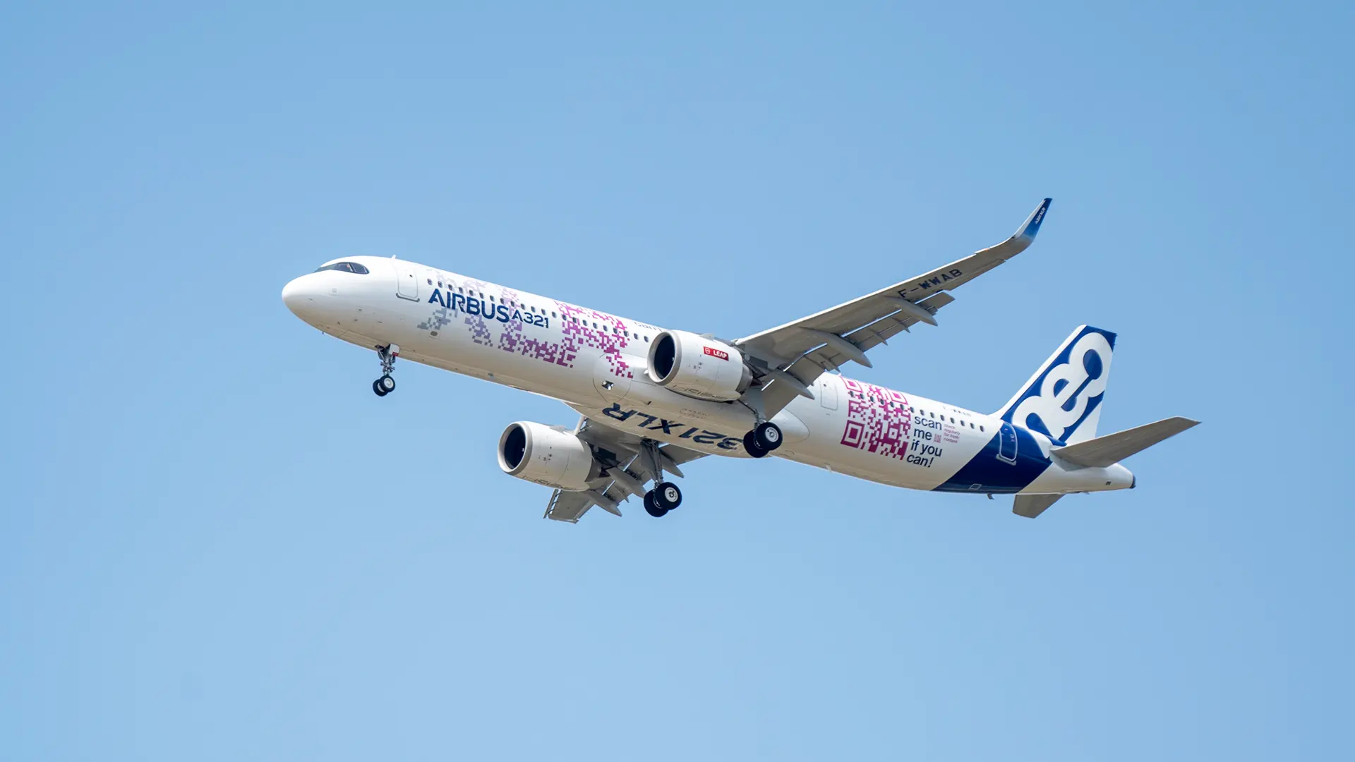 Airbus A321XLR en vuelo.